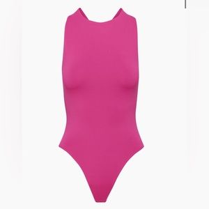 Aritzia Magenta Contour Bodysuit